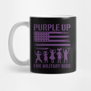 Purple Up For Military Kids Mug